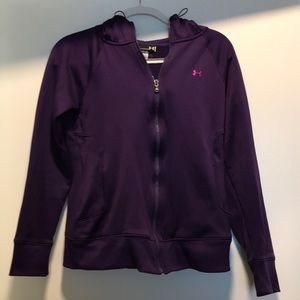 Purple, Under Armour Hoodie